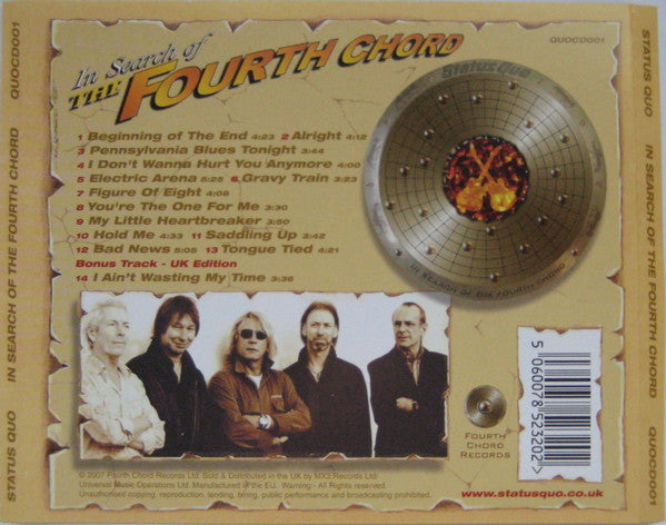 Status Quo - In Search of the Fourth Chord (UK 2007 CD) NM