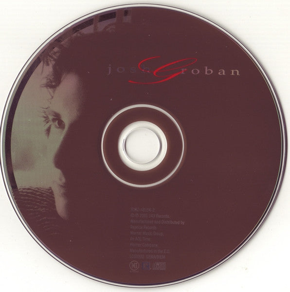 Josh Groban - Self Titled (2001 CD) VG+