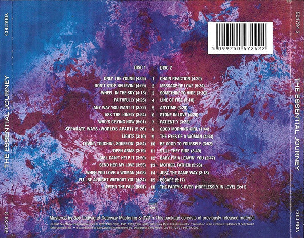Journey - The Essential (2001 DCD) Mint