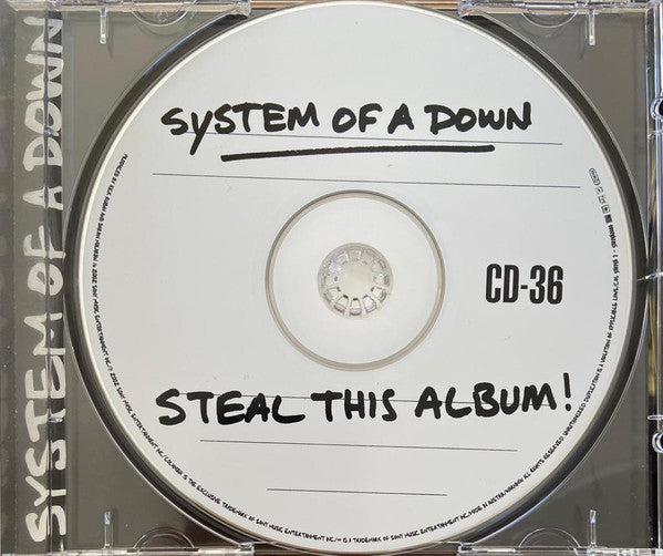 System of a Down Steal This Album! (2004 CD) NM – Music CD