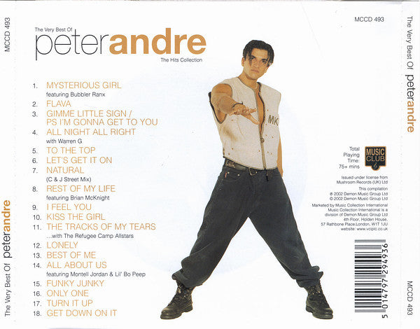 Peter Andre - Very Best Of (1999 Music Club CD) VG+