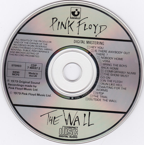 Pink Floyd - The Wall (1987 UK 'Fatboy' DCD) VG+