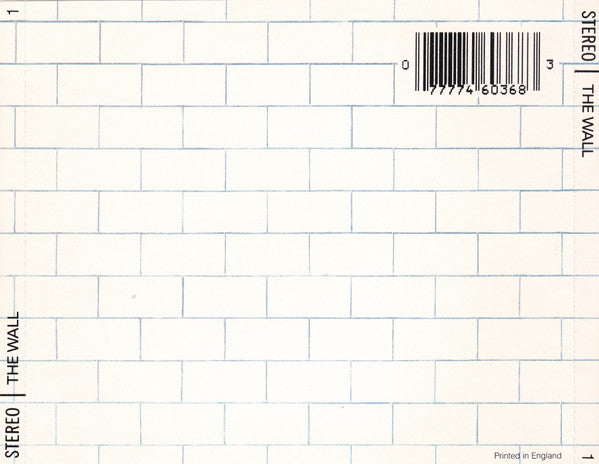 Pink Floyd - The Wall (1987 UK 'Fatboy' DCD) VG+