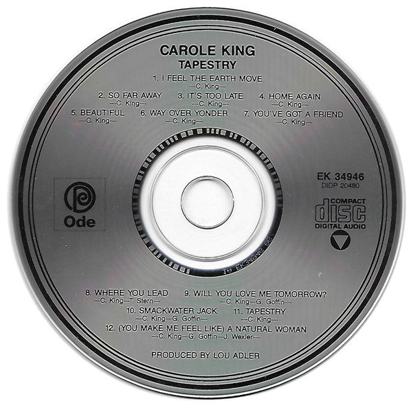 Carole King - Tapestry (US Pitman Pressing CD) NM