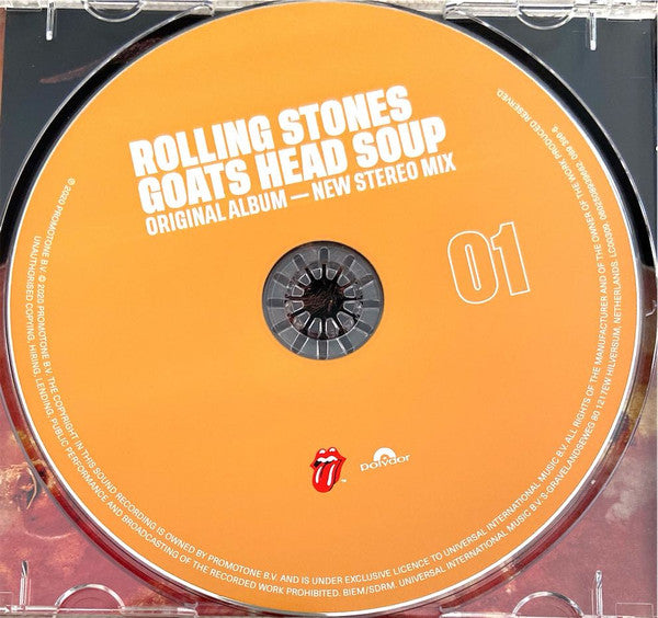 Rolling Stones - Goats Head Soup (2020 CD) NM