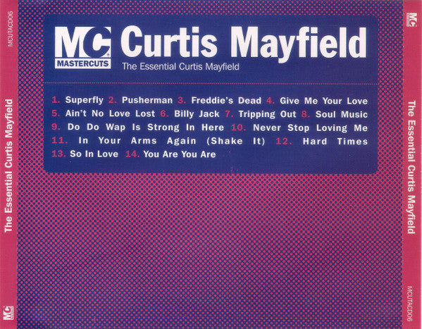 Curtis Mayfield - The Essential (2006 MC Mastercuts CD) Mint