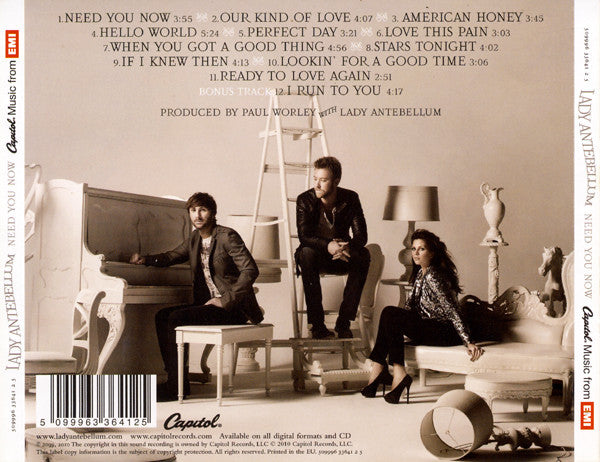 Lady Antebellum - Need You Now (2010 CD) Sealed