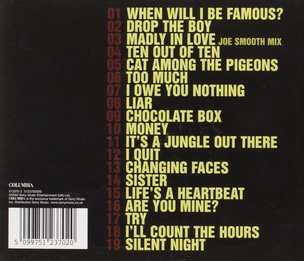 Bros - The Best of Bros (2004 CD) VG+