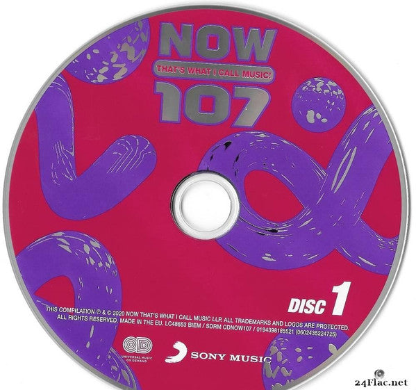 Various - Now Thats What I Call Music 107 (2020 DCD) Sealed