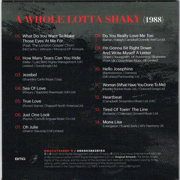 Shakin' Stevens - A Whole Lotta Shaky (Art Card Sleeve CD) New