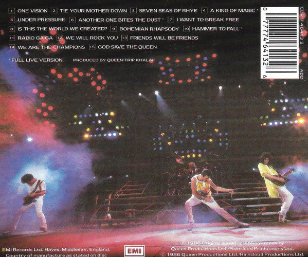 Queen - Live Magic (UK 1986 CD) VG+