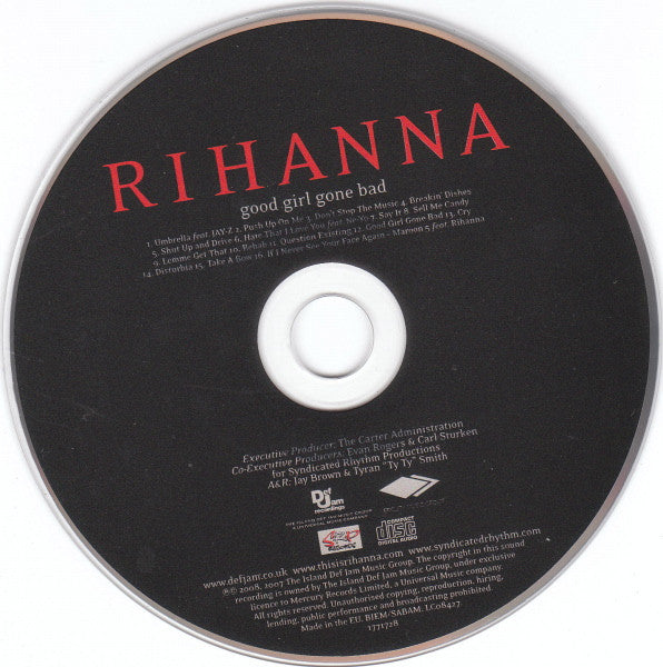 Rihanna - Good Girl Gone Bad (2008 CD & DVD) Mint