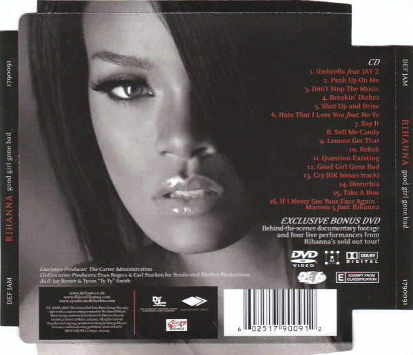 Rihanna - Good Girl Gone Bad (2008 CD & DVD) Mint