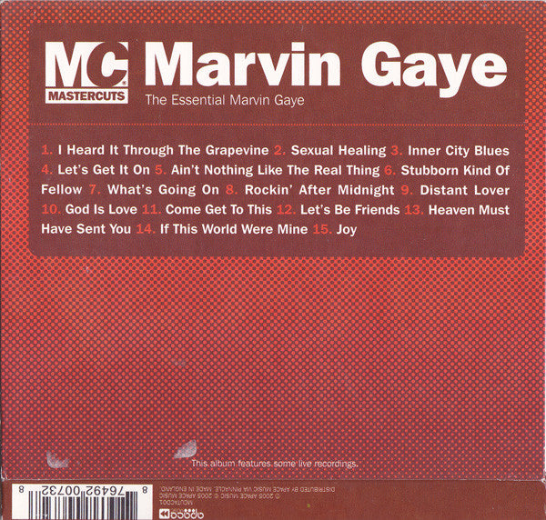 Marvin Gaye - The Essential (2006 MC Mastercuts CD) Mint