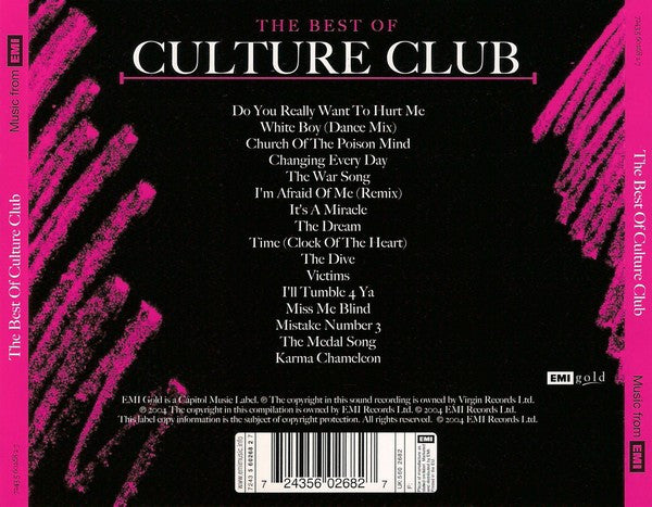 Culture Club - The Best of (2004 CD) Mint