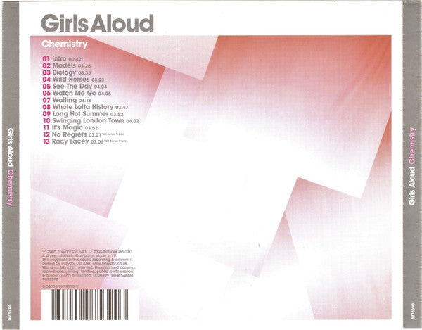 Girls Aloud - Chemistry (2005 UK Special Edition CD) NM