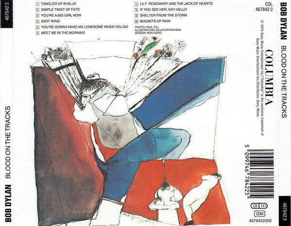Bob Dylan - Blood on the Tracks (1991 CD) Mint