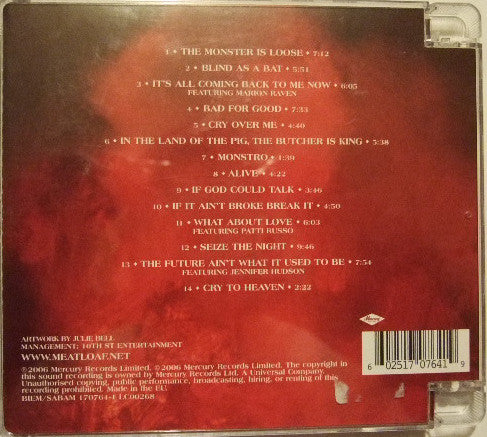 Meat Loaf - Bat Out of Hell III ~ The Monster is Loose (2006 CD) Mint