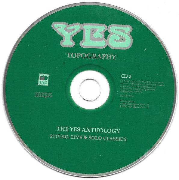 Yes - Topography ~ The Yes Anthology (2004 DCD) NM