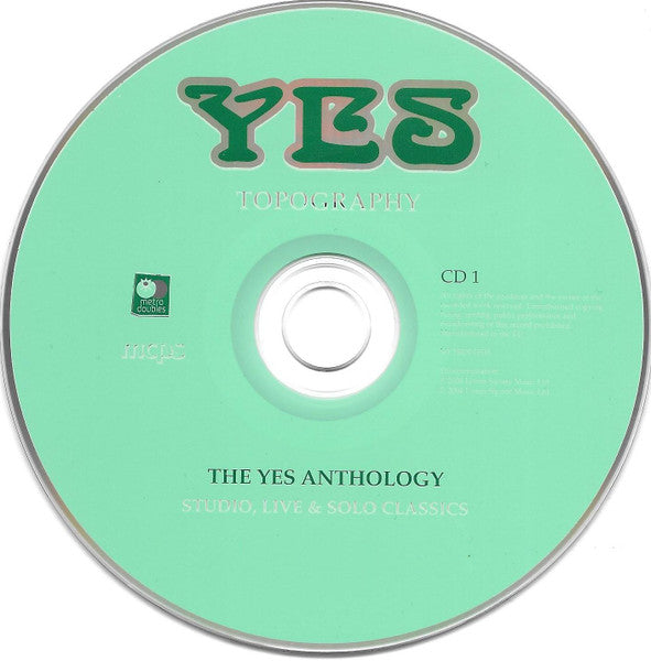 Yes - Topography ~ The Yes Anthology (2004 DCD) NM