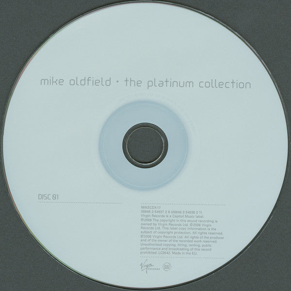 Mike Oldfield - The Platinum Collection (2006 Triple CD Set) NM