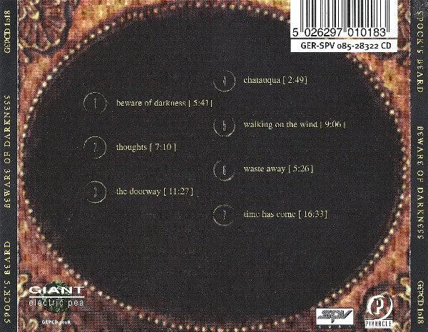 Spock's Beard - Beware of Darkness (1996 CD) VG+