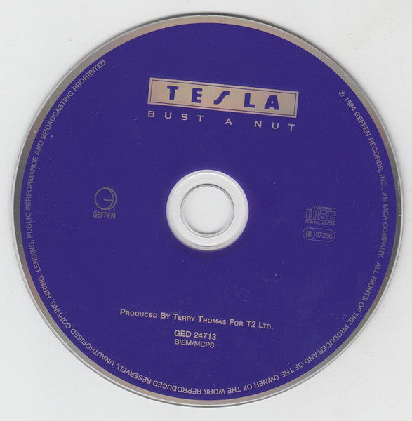 Tesla - Bust a Nut (1994 CD) VG+