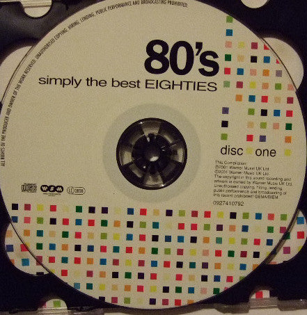 Various - 80's Simply the Best Eighties (2001 DCD) VG+