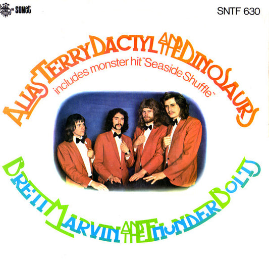 Brett Marvin & the Thunderbolts - Alias Terry Dactyl & the Dinosaurs (Vinyl LP) VG/EX