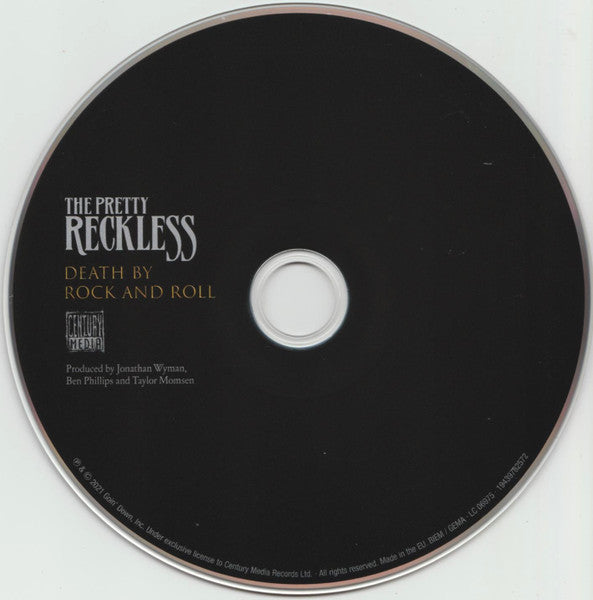 The Pretty Reckless - Death by Rock and Roll (2021 CD) Mint