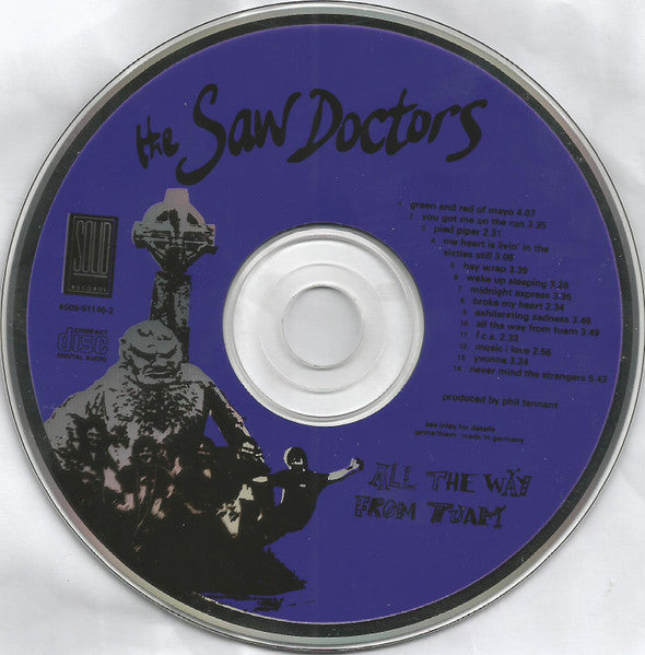 Saw Doctors - All the Way From Tuam (1992 CD) NM