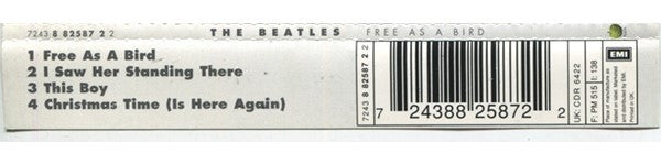 Beatles - Free as a Bird (1995 CD Single) NM