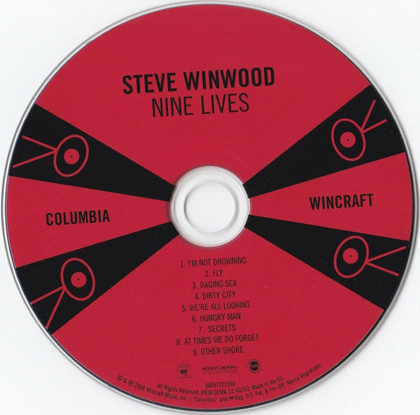 Steve Winwood - Nine Lives (2008 CD) VG+