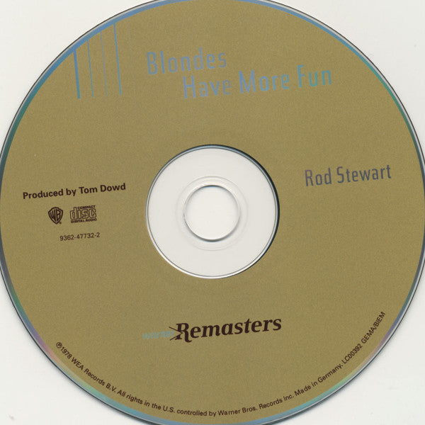 Rod Stewart - Blondes Have More Fun (2000 Remastered CD) NM