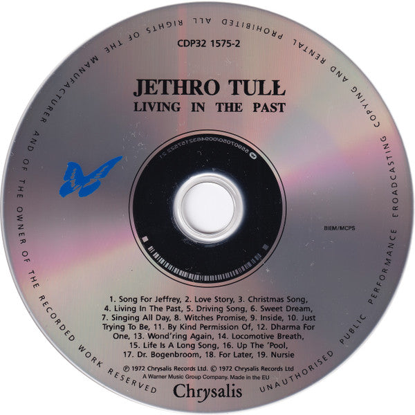 Jethro Tull - Living in the Past (1999 CD) NM