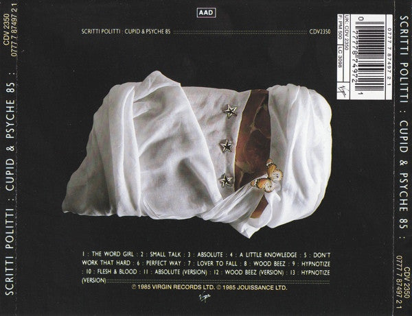 Scritti Politti - Cupid & Psyche 85 (1986 CD) NM
