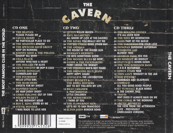 Various - The Cavern~The Most Famous Club in the World (2007 TCD) NM