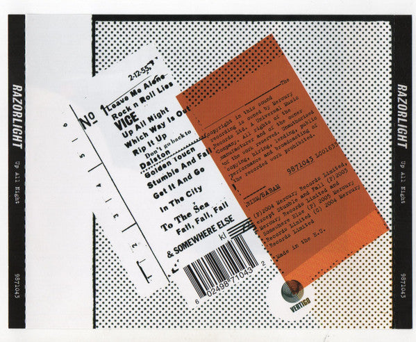 Razorlight - Up All Night (2005 Special Edition CD) Mint