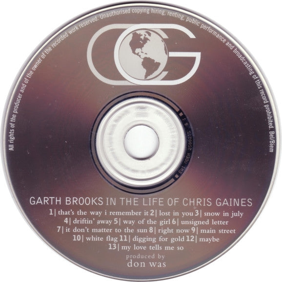 Chris Gaines [Garth Brooks] - Soundtrack to the Movie 'The Lamb' (CD) Mint