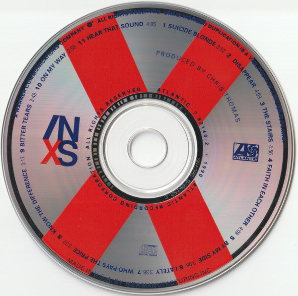 INXS - X (US Special Packaging CD) VG+