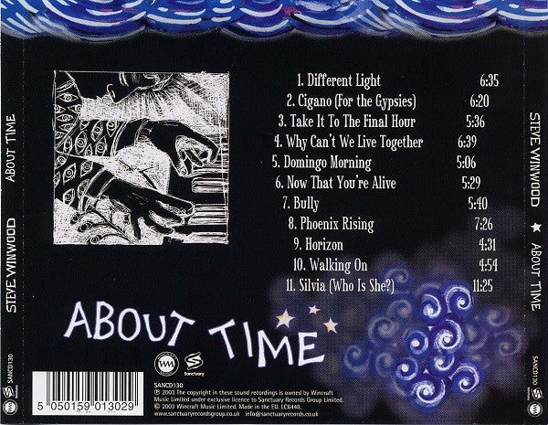 Steve Winwood - About Time (2003 CD) VG+