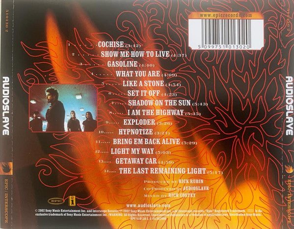 Audioslave - Audioslave (2002 CD) VG+