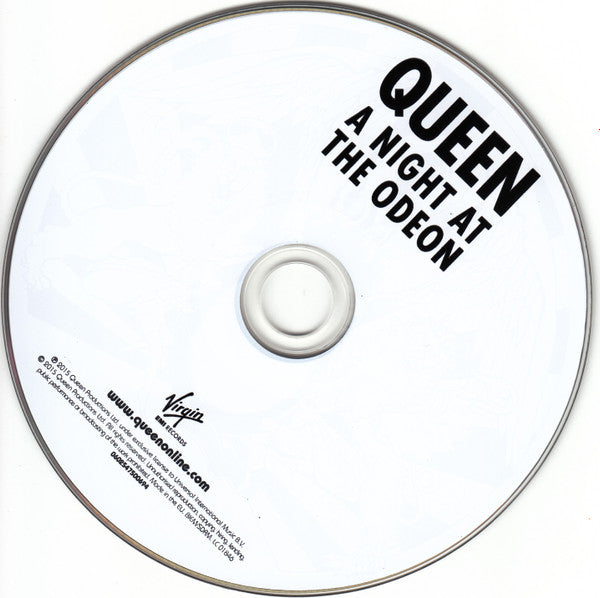 Queen - A Night at the Odeon (2015 Live CD) Mint