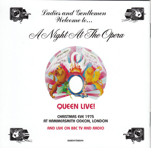 Queen - A Night at the Odeon (2015 Live CD) Mint