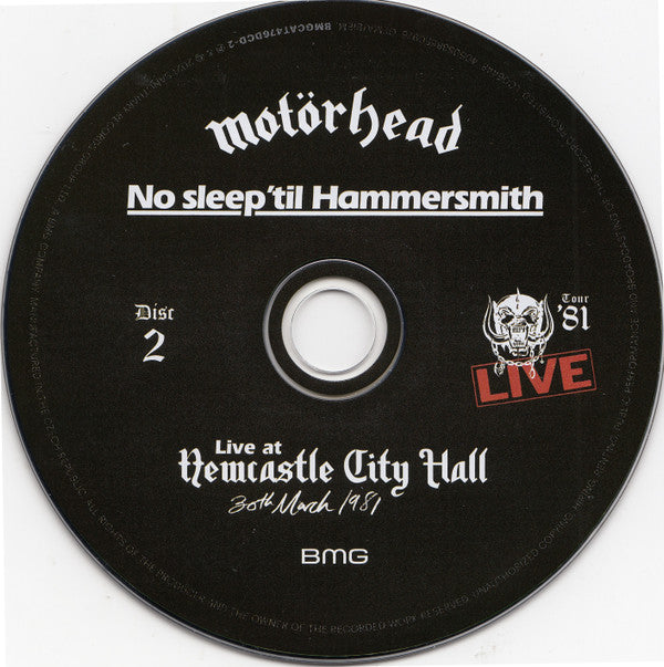 Motorhead - No Sleep to Hammersmith (2021 Deluxe Digi-Book DCD) Mint