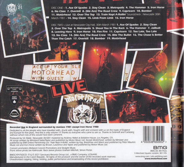 Motorhead - No Sleep to Hammersmith (2021 Deluxe Digi-Book DCD) Mint