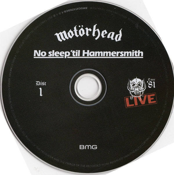 Motorhead - No Sleep to Hammersmith (2021 Deluxe Digi-Book DCD) Mint