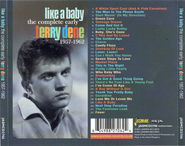Terry Dene - Like a Baby ~ Complete Early 1957-1962 (CD) Mint