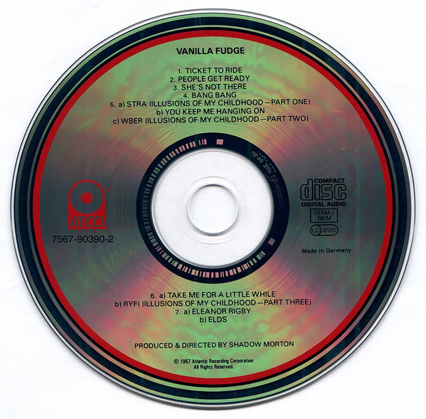 Vanilla Fudge - Vanilla Fudge (1997 CD) Mint