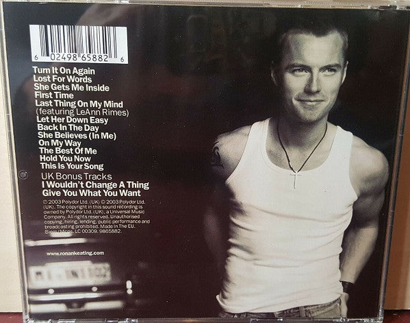 Ronan Keating - Turn it on (2003 Special Edition UK CD) Mint